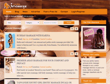 Tablet Screenshot of imassagelondon.com